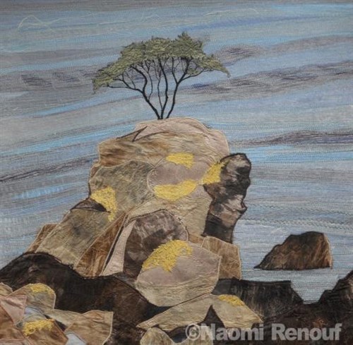 Clinging on, Bouley Bay by Naomi Renouf
